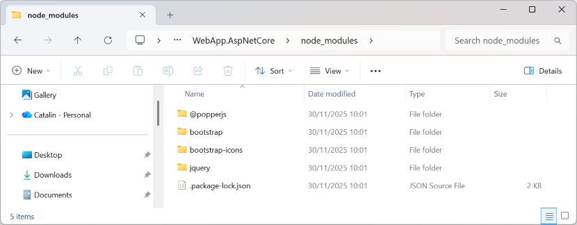 node_modules folder
